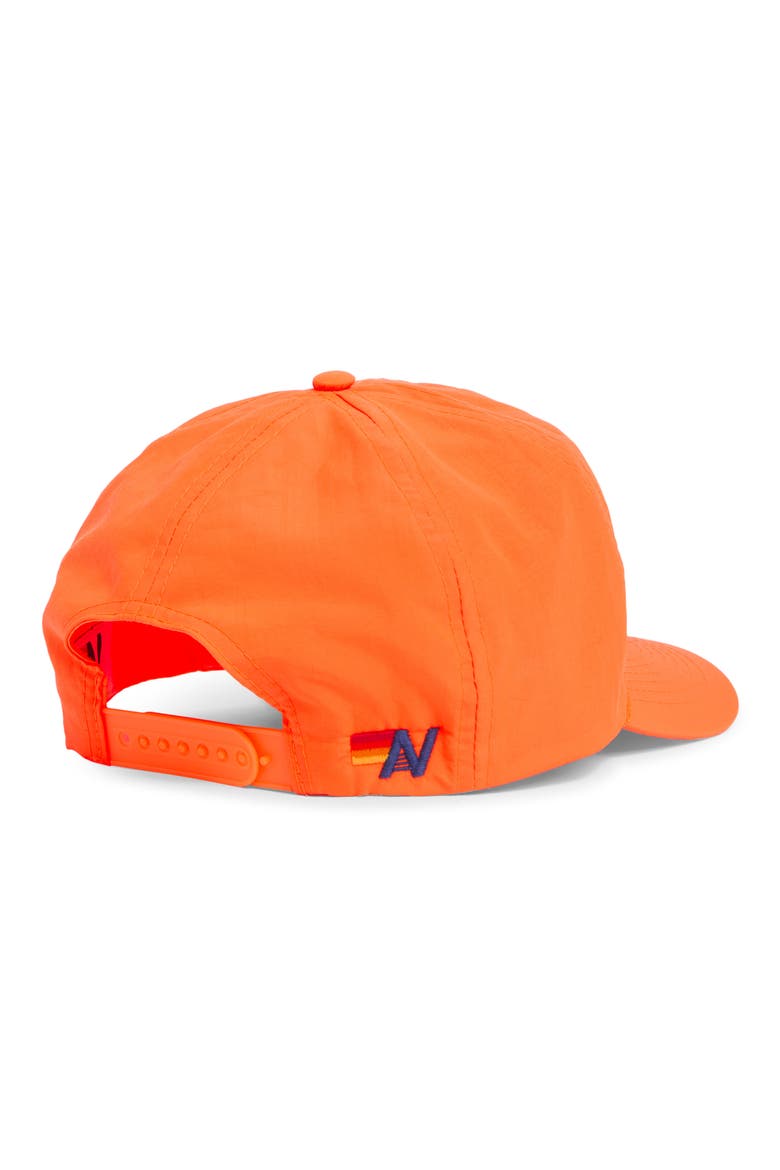 Logo Rainbow Baseball Cap, Alternate, color, NEON ORANGE