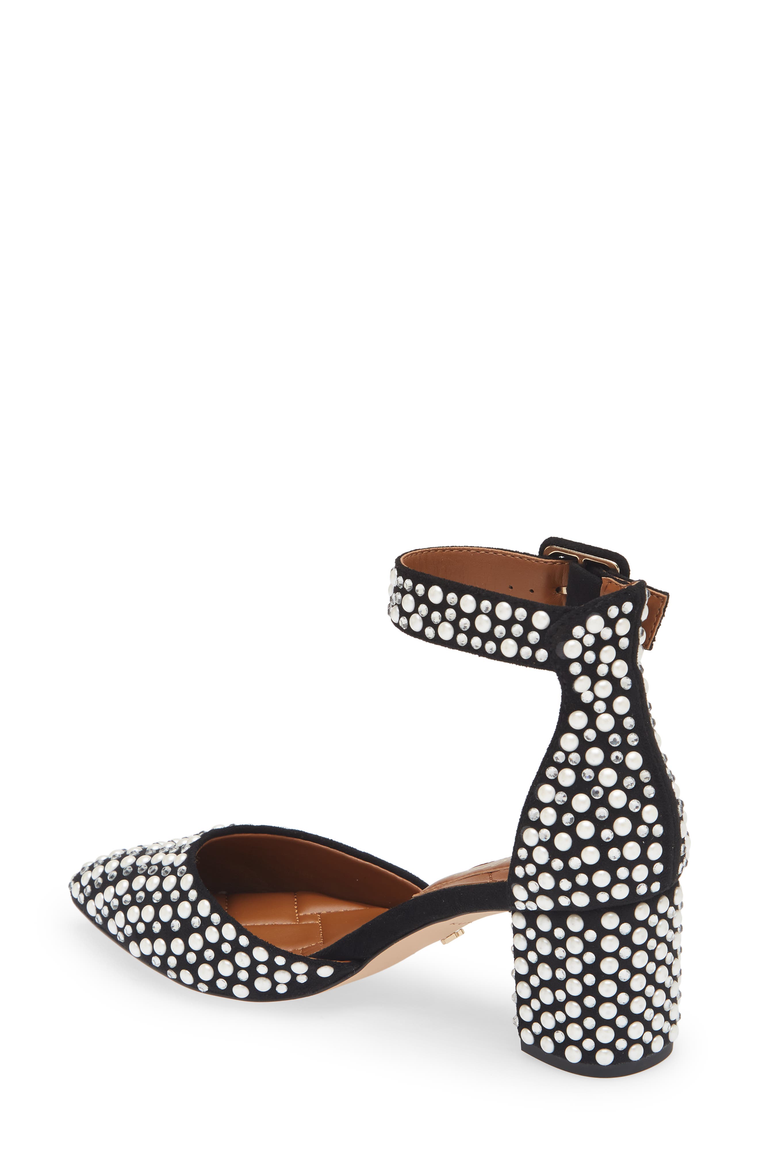 Burlington Ankle Strap Pump, Alternate, color, CHARCOAL