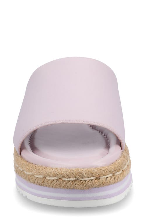 Journee Collection Rosey Wedge Sandal In Lilac