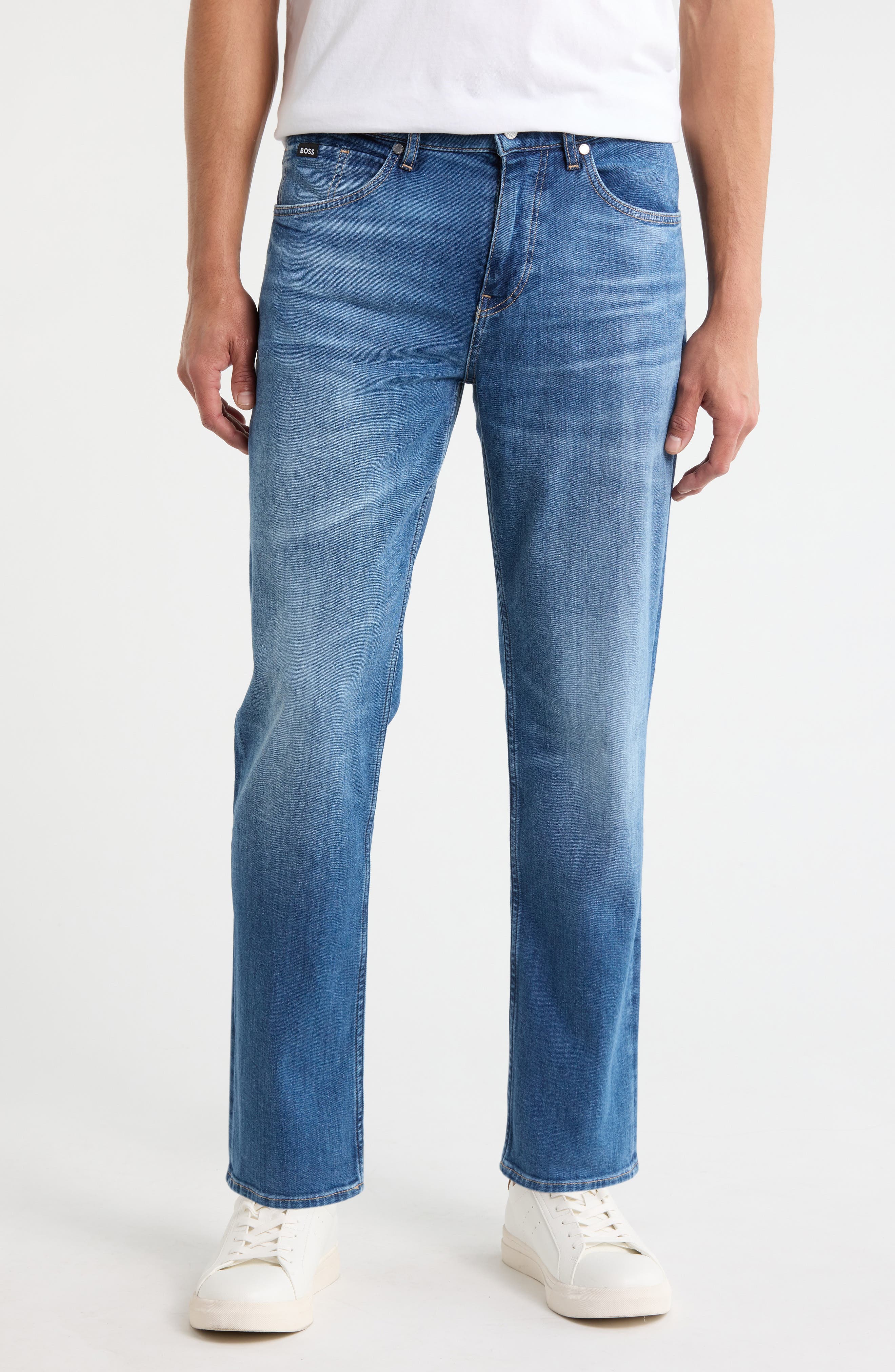 BOSS Re Maine Straight Leg Jeans