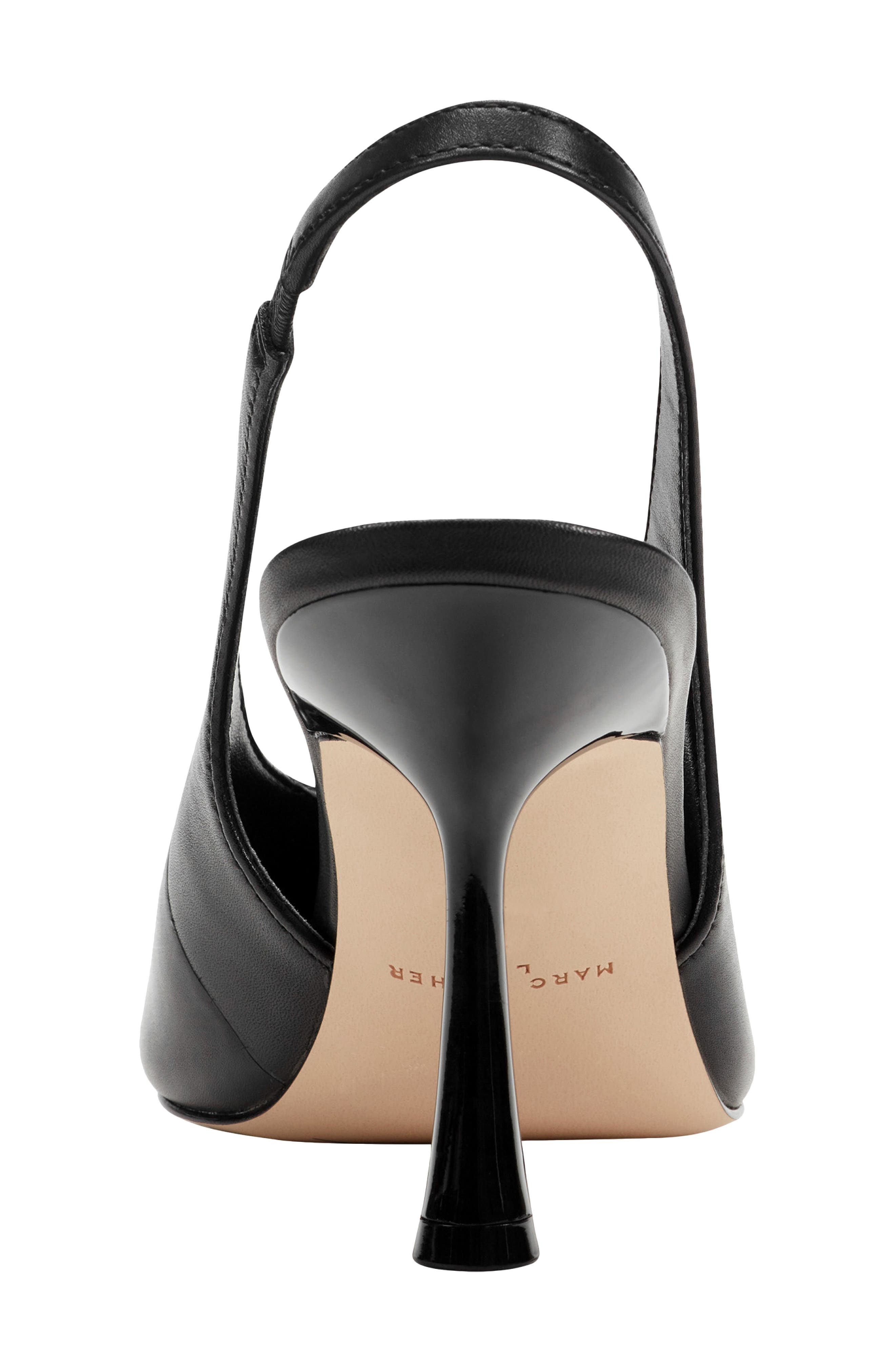 Marc Fisher LTD Esther Slingback Pointed Toe Pump, Alternate, color, Black