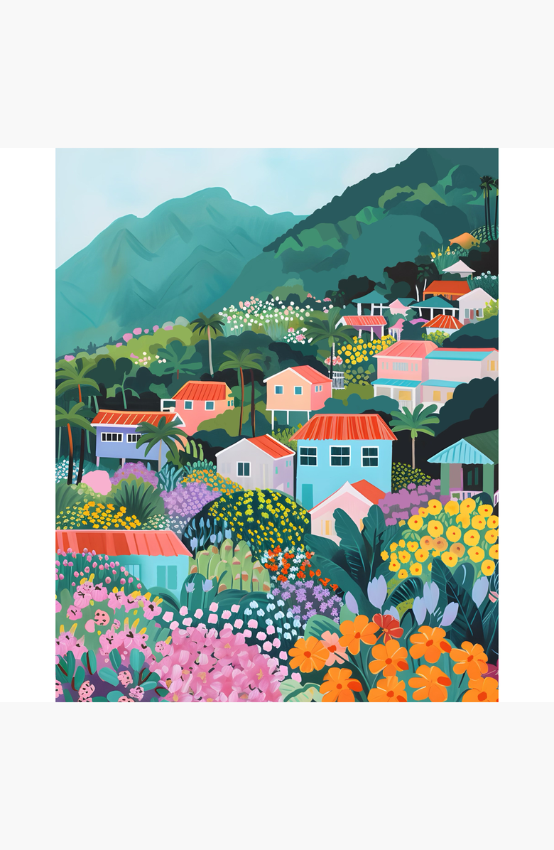 Pink Picasso Kits Honolulu Flower Market Paint by Numbers Kit, Alternate, color, Multicolor