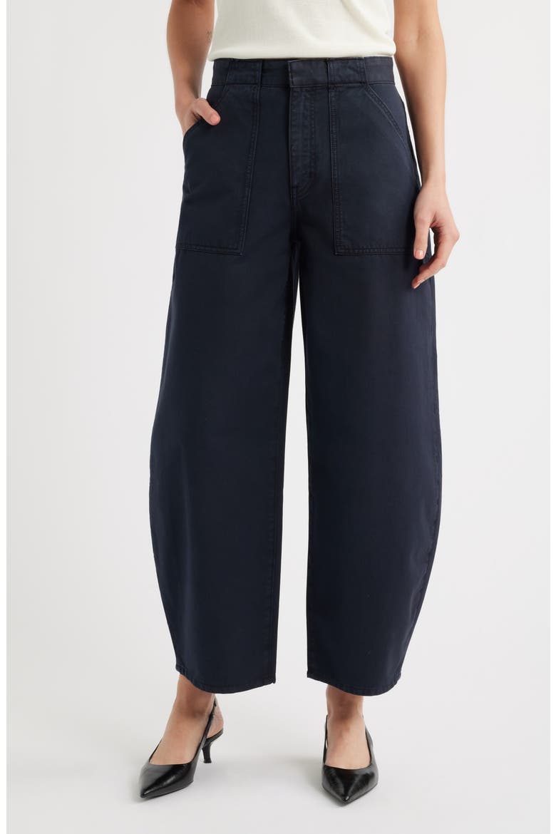The Barrel Ankle Pants, Main, color, WASHED NAVY