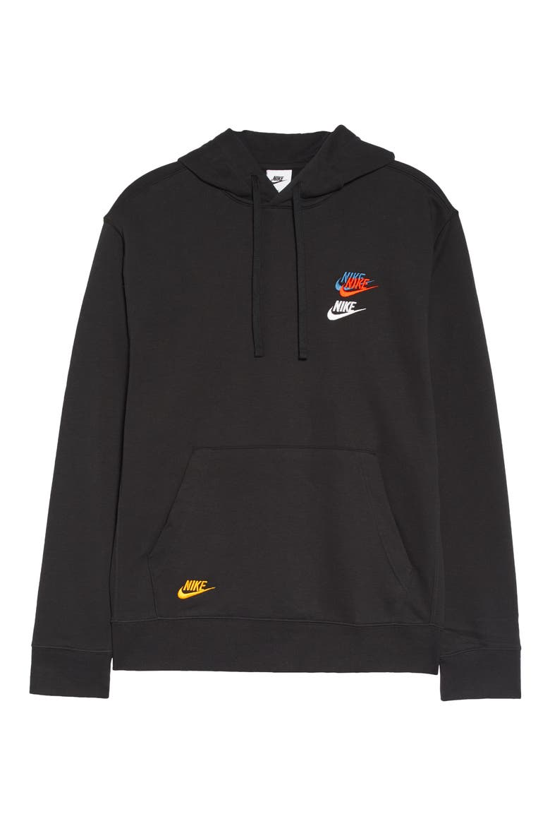 Sportswear Essentials Hoodie, Alternate, color, BLACK/ BLACK