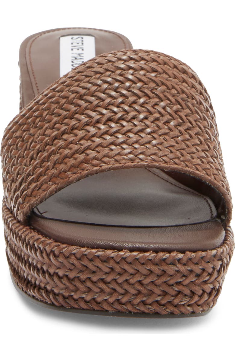 Steve Madden Troyye Platform Sandal, Alternate, color, Brown