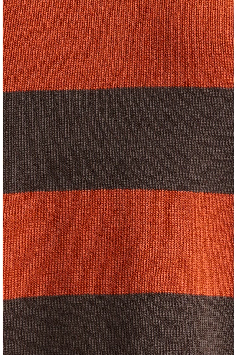 Pine Stripe Wool Rugby Sweater, Alternate, color, BROWN MULTI