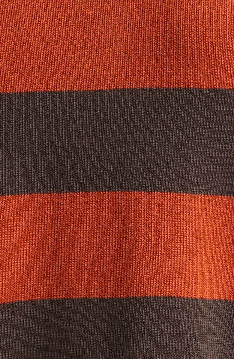 Bode Pine Stripe Wool Rugby Sweater, Alternate, color, Brown Multi