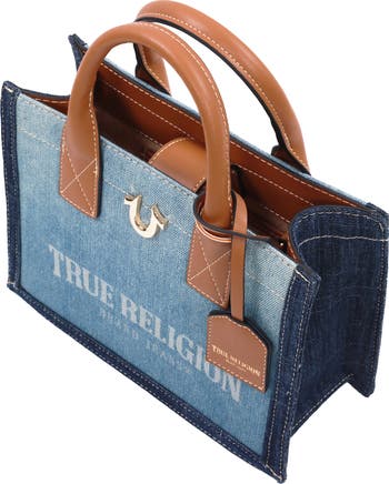 Modern Edge Denim Tote Bag
