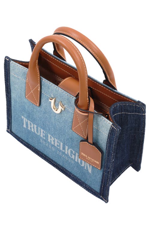 True Religion Modern Edge Denim Tote Bag