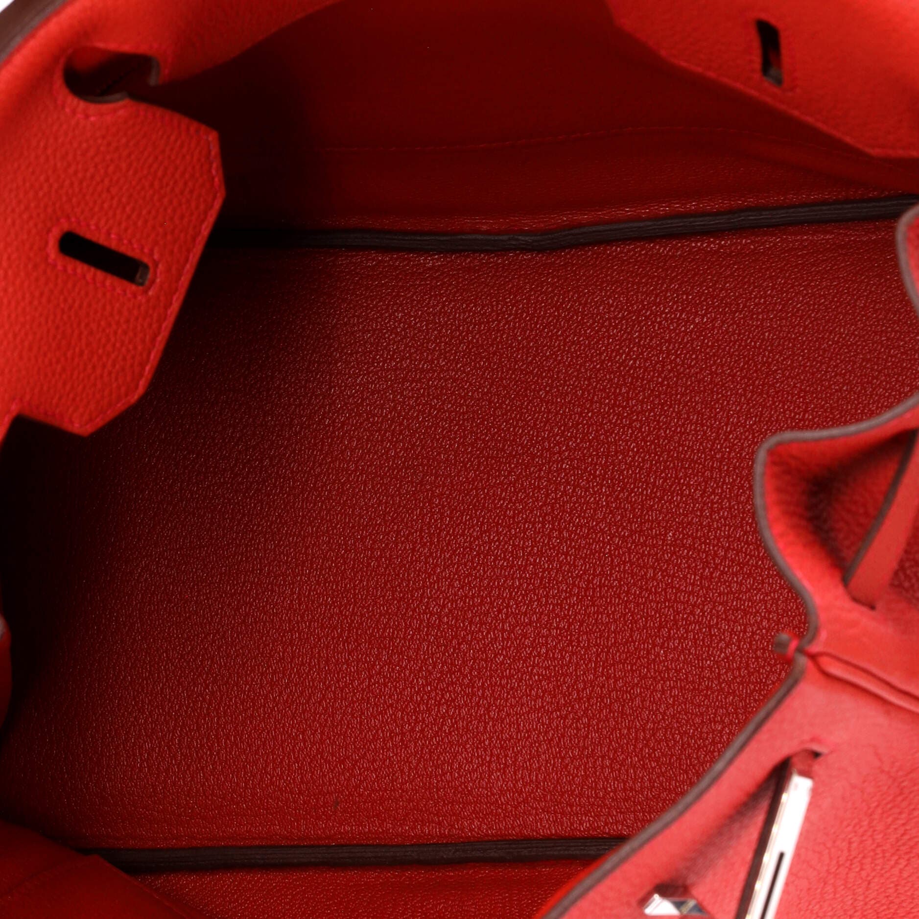 Birkin Handbag Red Togo with Palladium Hardware 30, Alternate, color, Geranium