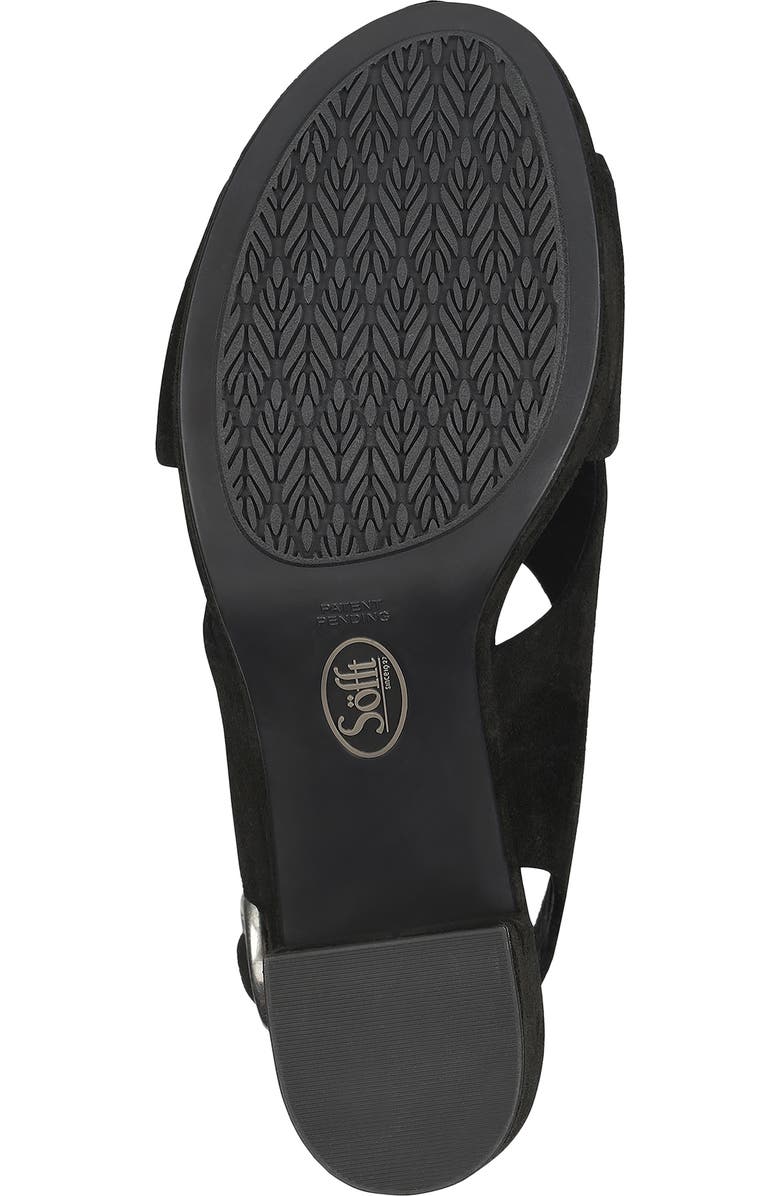 Söfft Lyric Slingback Platform Sandal, Alternate, color, Black
