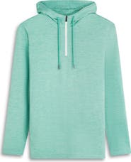 Bugatchi Quarter Zip Performance Hoodie