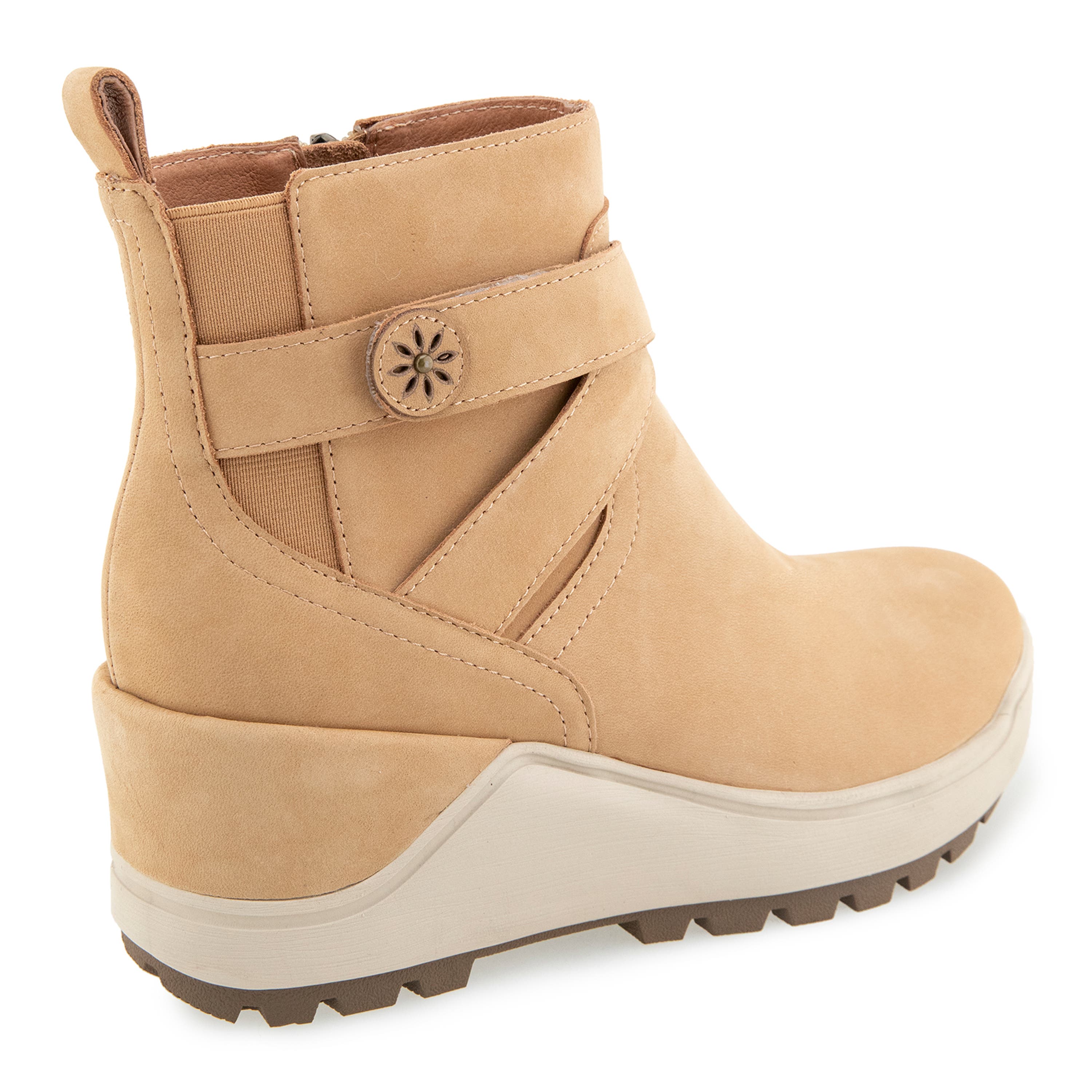 Pattie Water Resistant Casual Boot, Alternate, color, TAN