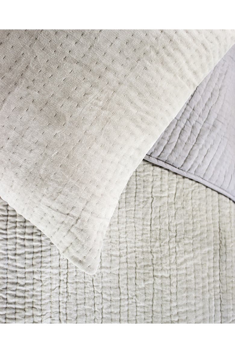 Tamara Velour Quilt 3-Piece Set, Alternate, color, LIGHT GREY