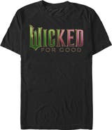 Wicked: For Good Men's Wicked For Good Official Tonal Logo Graphic T-Shirt