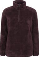 Mountain Warehouse Teddy Fleece Quarter Zip Fleece Top