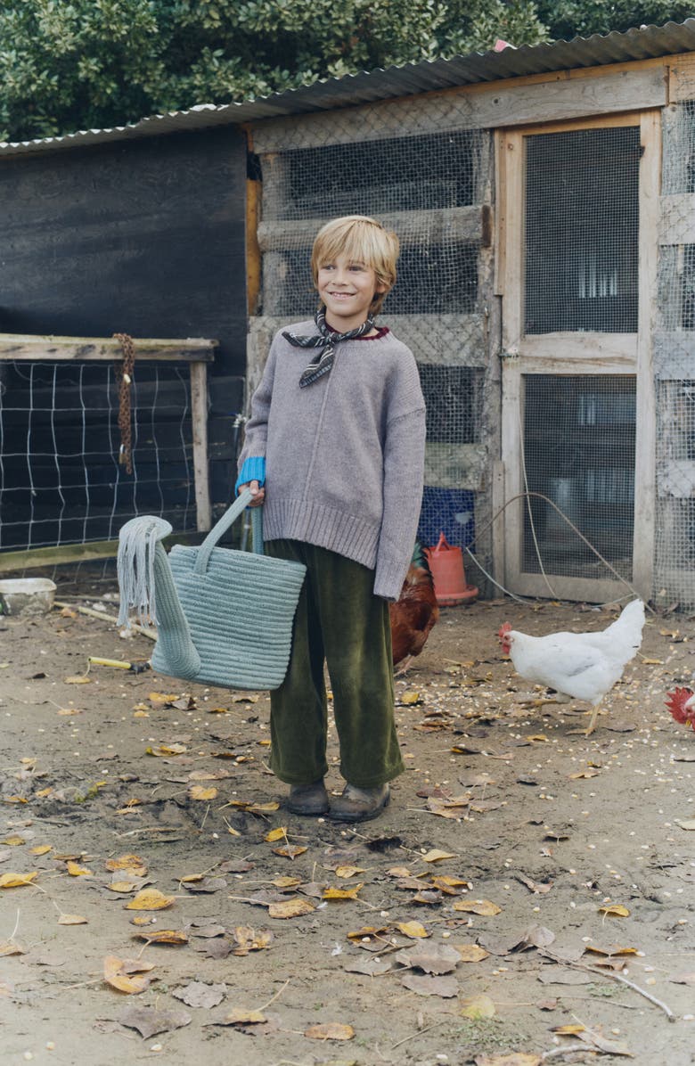 Lorena Canals Water Can Basket, Alternate, color, Vintage Blue