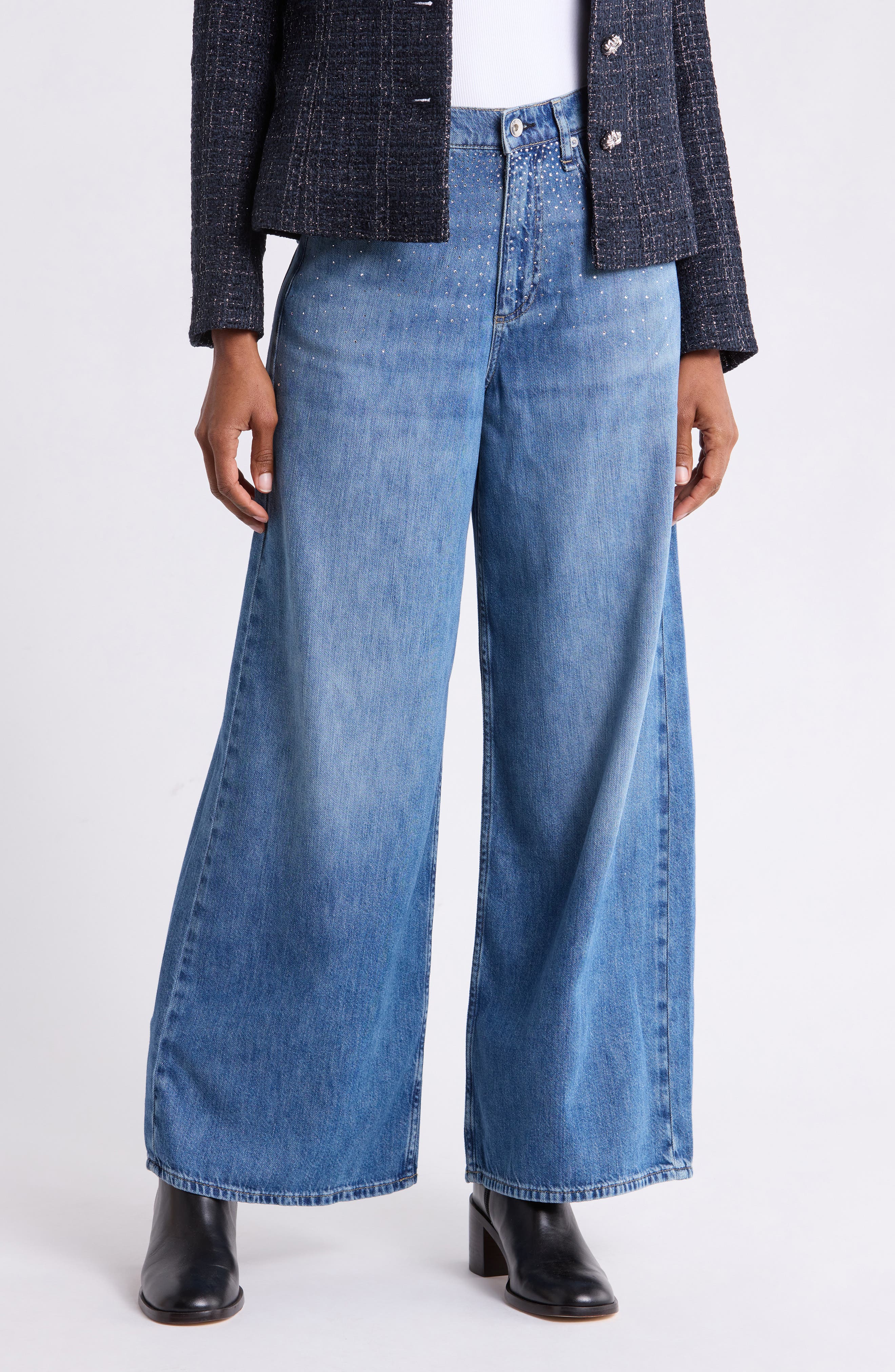 Serena High Waist Wide Leg Jeans