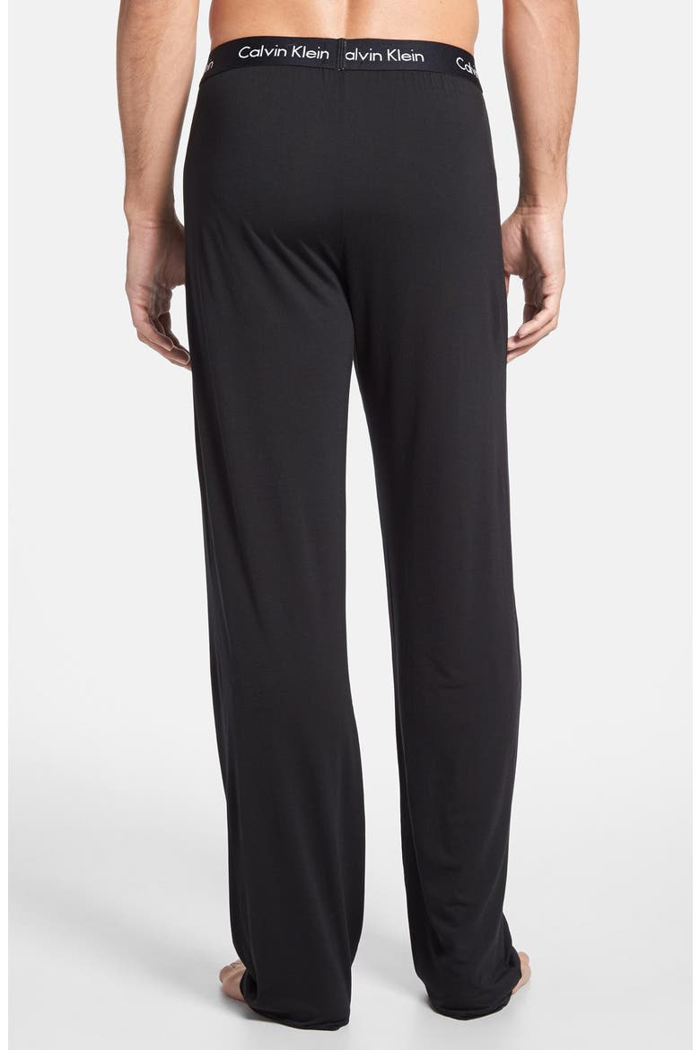 'U1143' Micromodal Pajama Pants, Alternate, color, BLACK