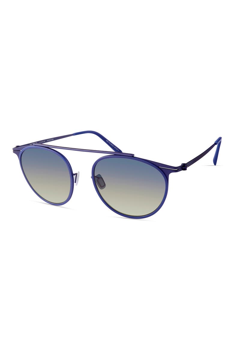 Browline Sunglasses, Alternate, color, INDIGO