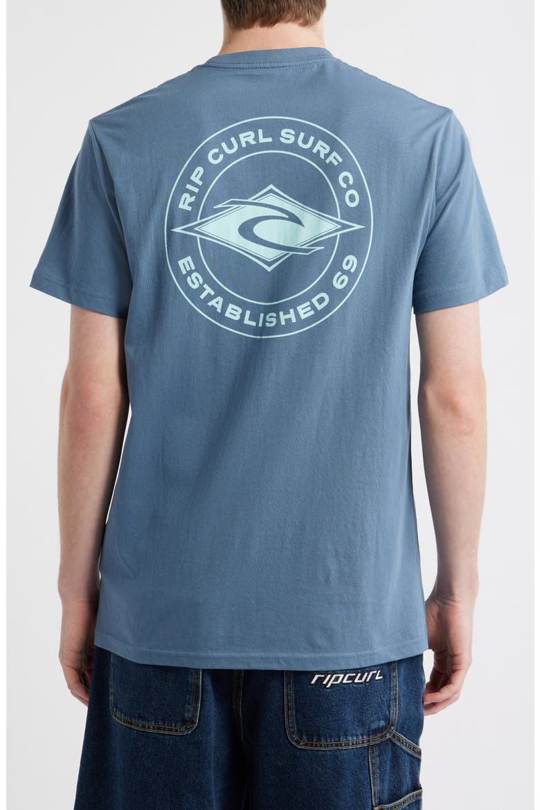 Logo Graphic T-Shirt, Alternate, color, BLUEFIN