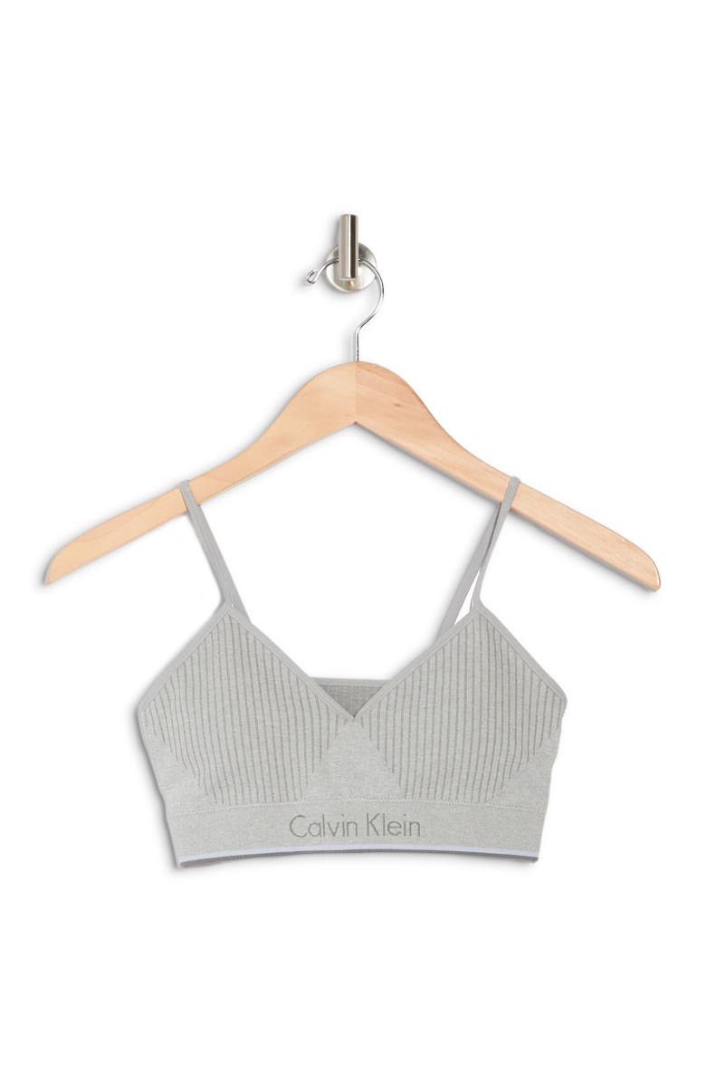 Calvin Klein Surface Seamless Light Lined Bralette, Alternate, color,