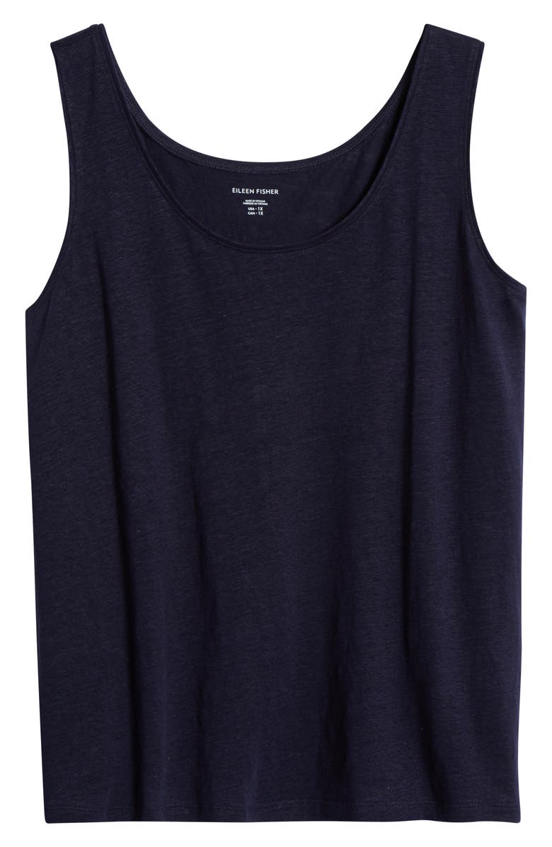 Eileen Fisher Organic Linen Tank, Alternate, color, 