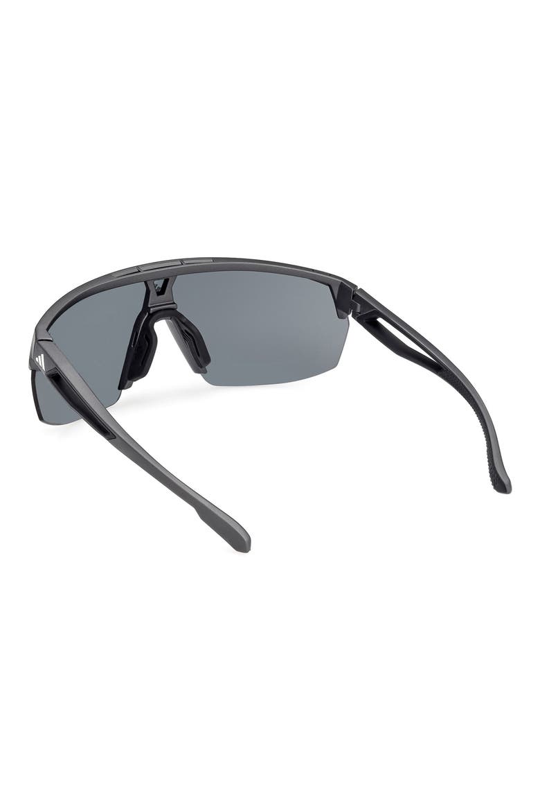 00mm Shield Sunglasses, Alternate, color, MATTE BLACK / SMOKE