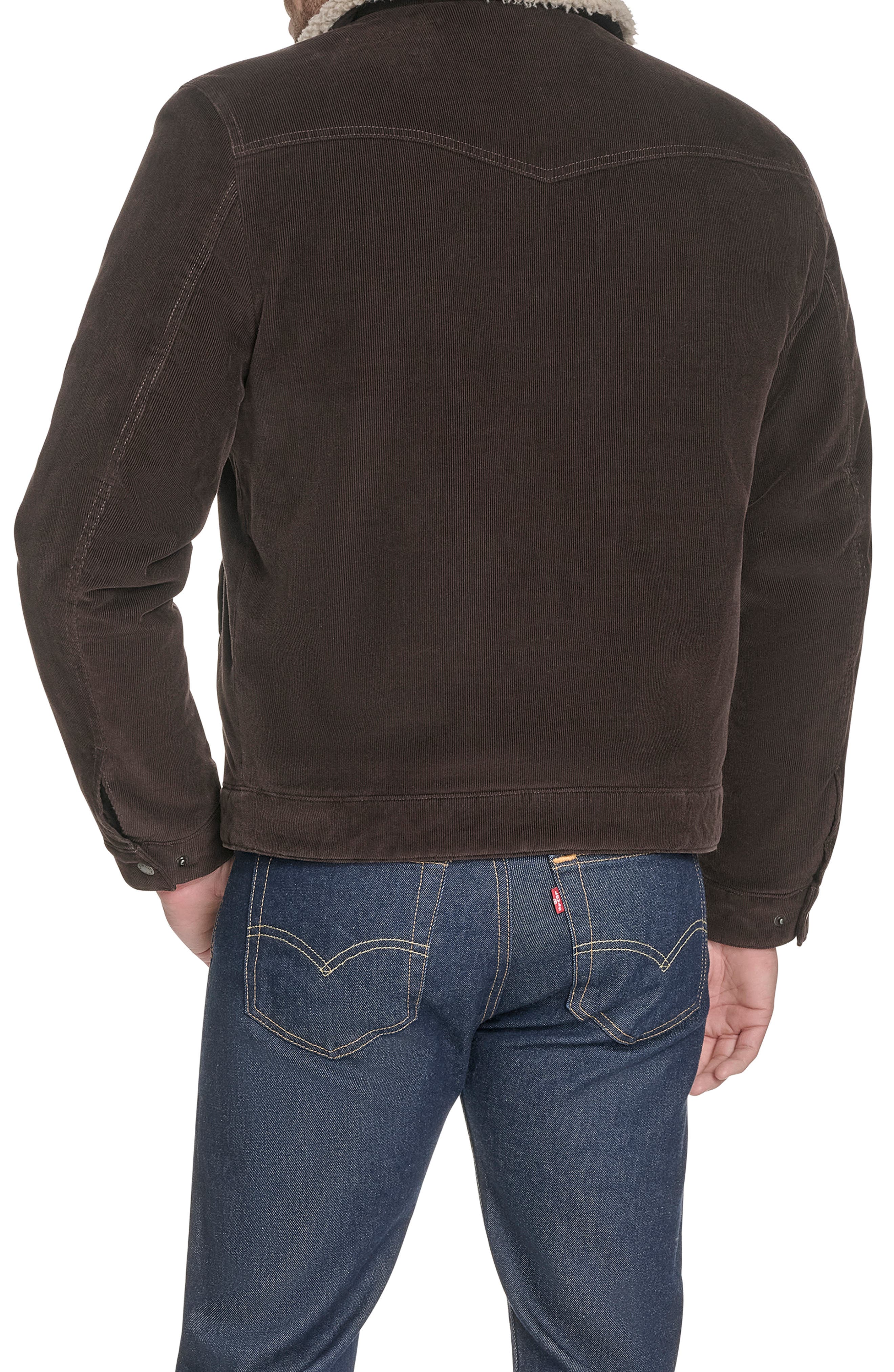 Corduroy & Faux Shearling Depot Jacket - image 2