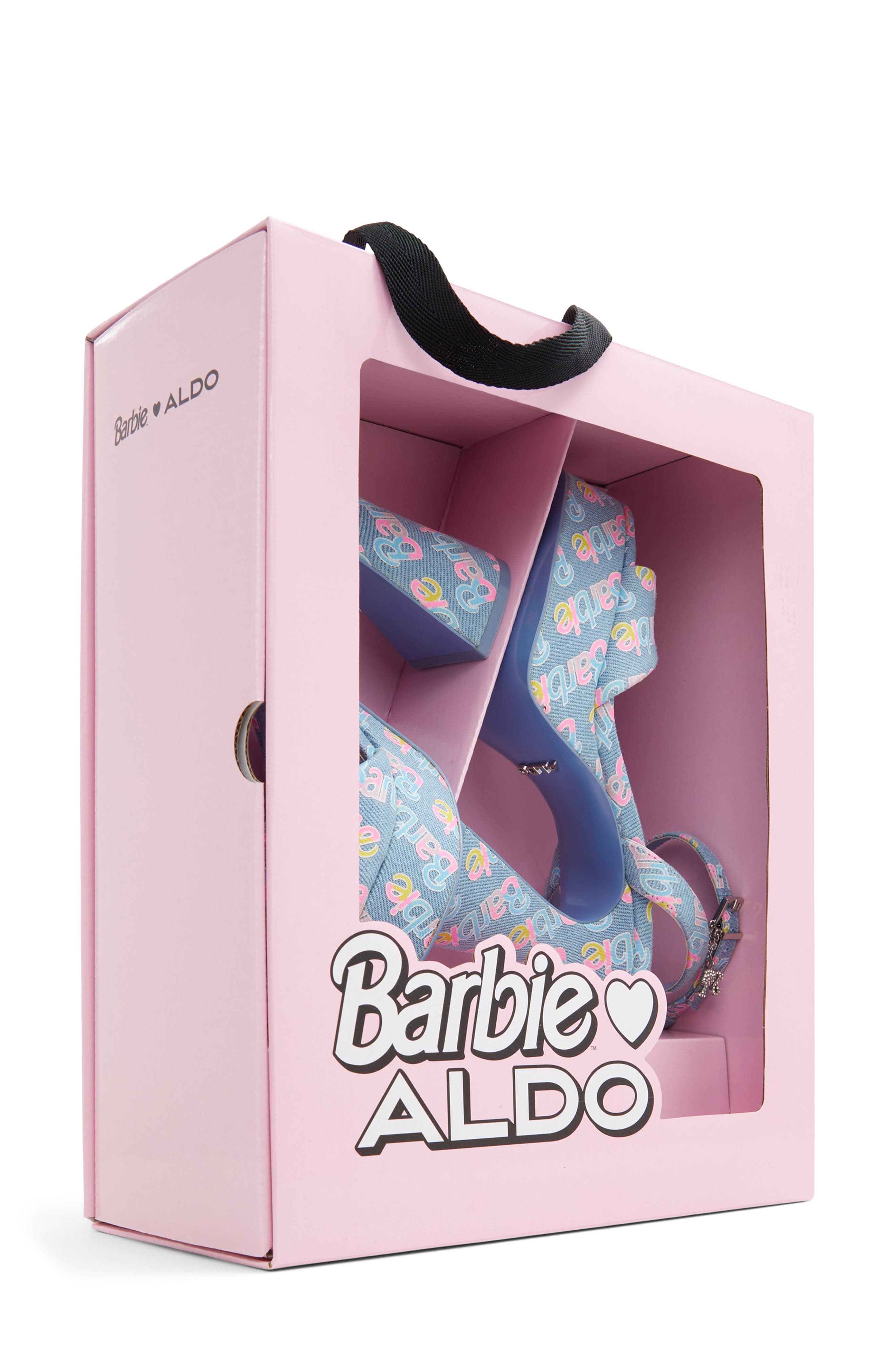 ALDO x Barbie Party Ankle Strap Platform Sandal, Alternate, color, 