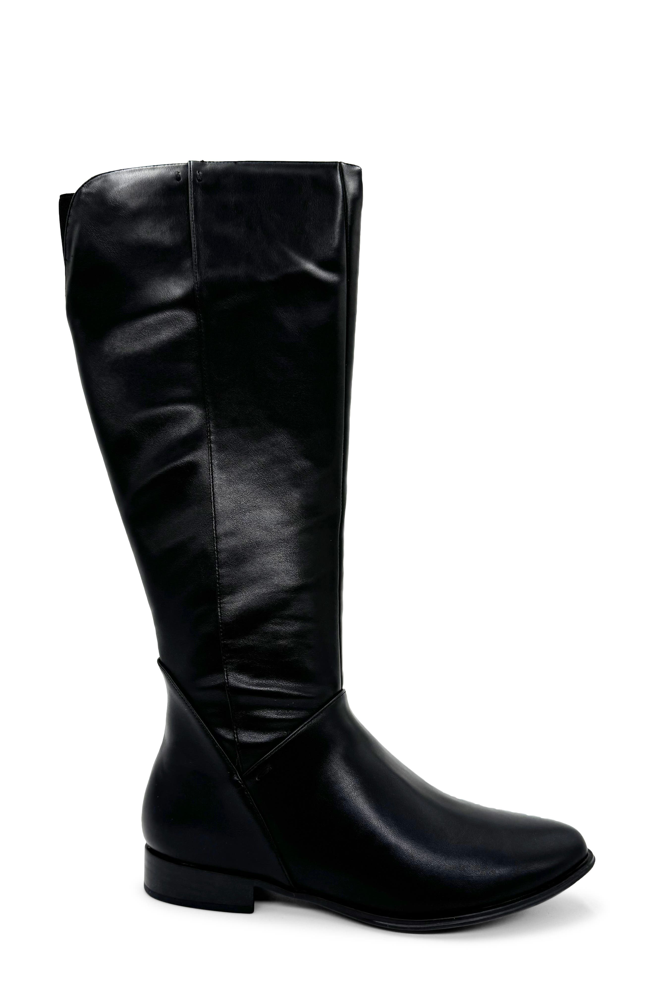 CHELSEA CREW Dior Knee High Boot, Alternate, color, Black