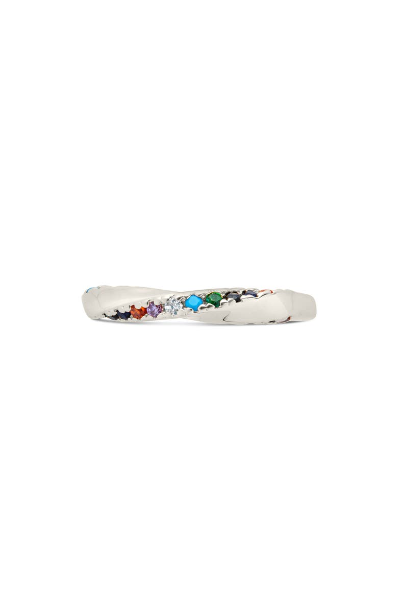 Sterling Forever Senta Twist Ring, Alternate, color, 