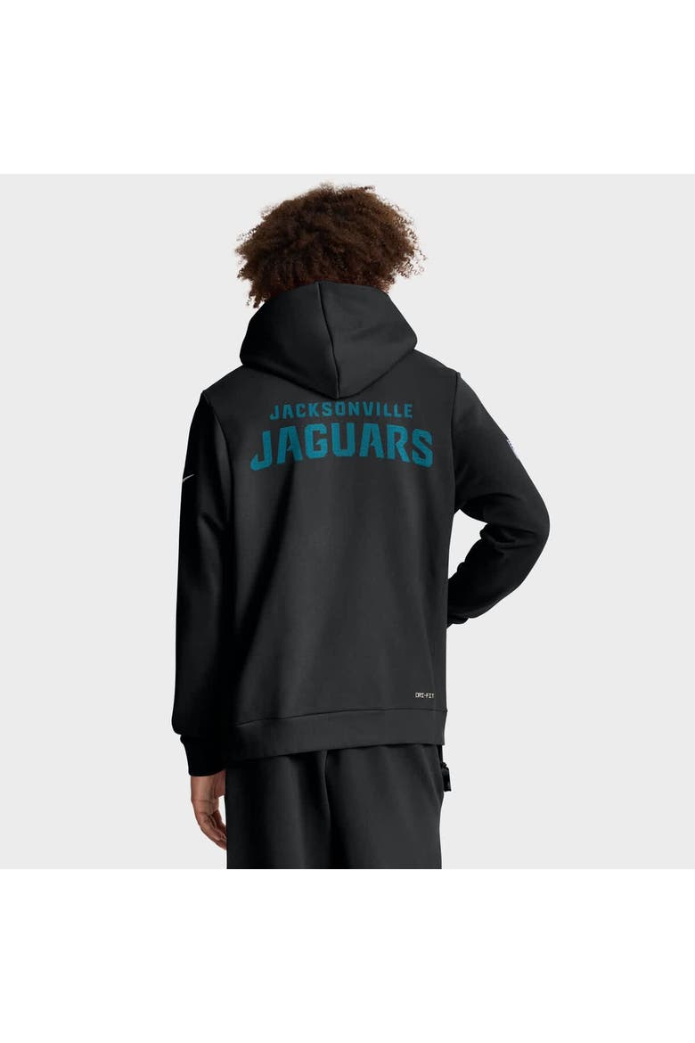 Men's Nike Black Jacksonville Jaguars Sideline Standard Issue Initial Home Dri-FIT Hoodie, Alternate, color, Black