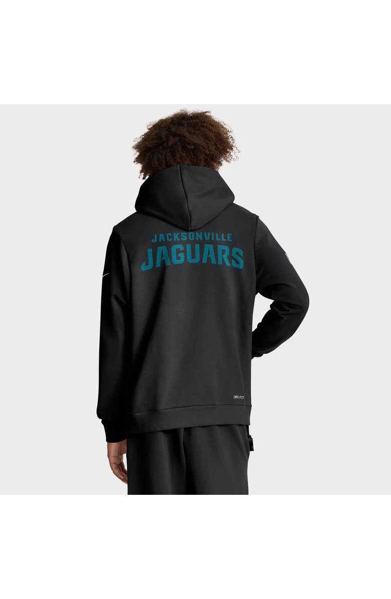 Nike Men's Nike Black Jacksonville Jaguars Sideline Standard Issue Initial Home Dri-FIT Hoodie, Alternate, color, Black