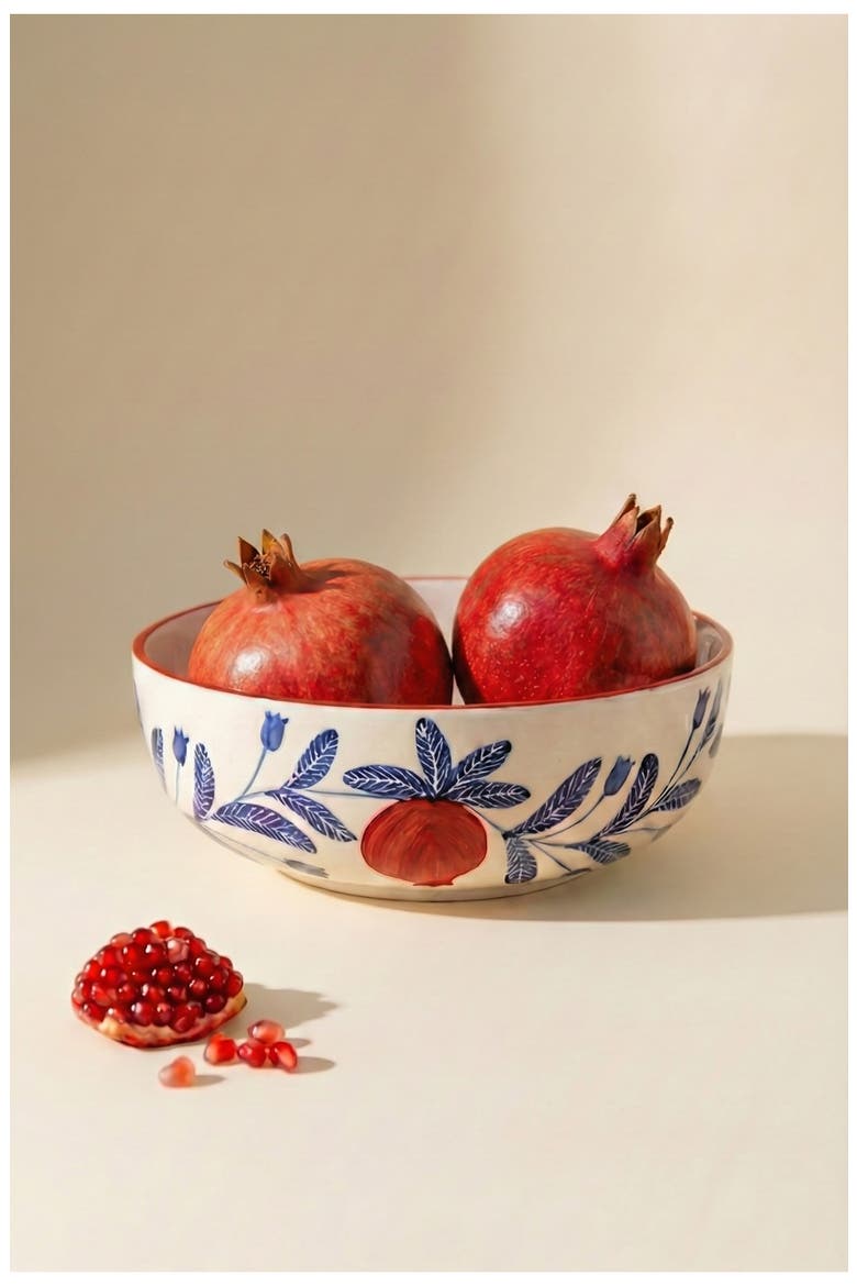 The Anaar Set of 2 Bowls, Alternate, color, RED