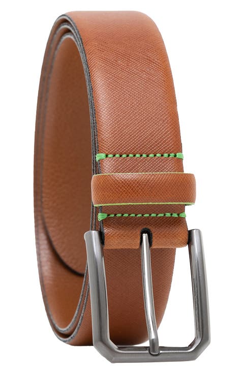 Saffiano Leather Belt