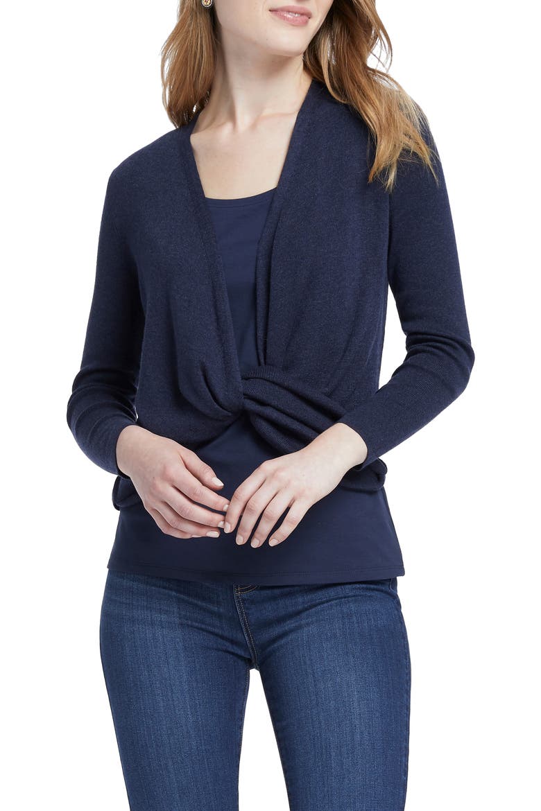 4-Way Convertible Cardigan, Main, color, DARK INDIGO