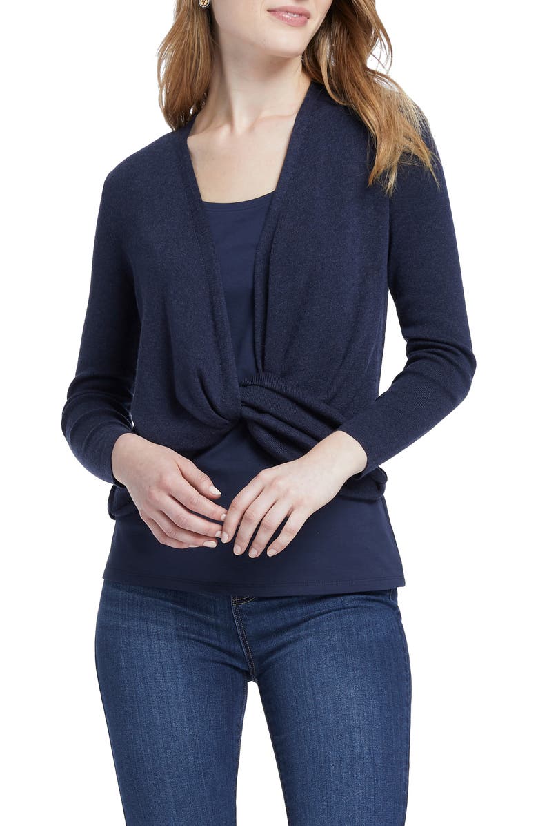 NIC+ZOE Four-Way Cardigan, Main, color, Dark Indigo