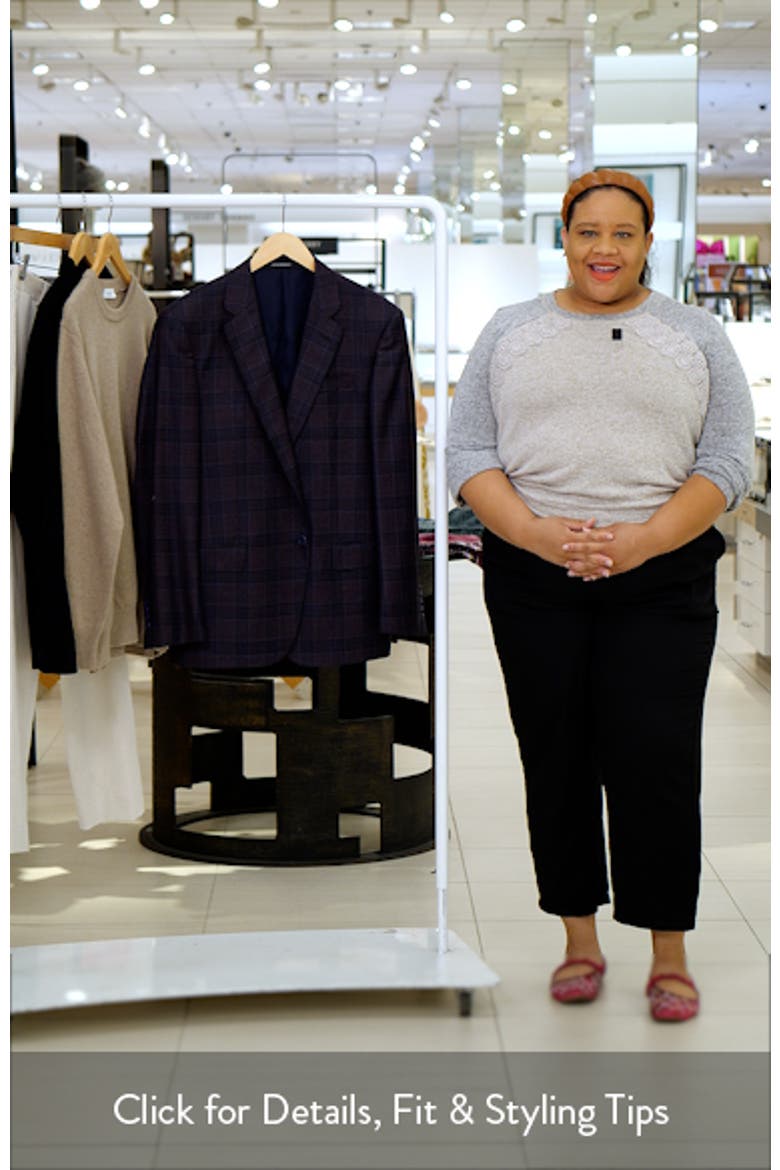 G-Line Purple Check Wool Sport Coat video