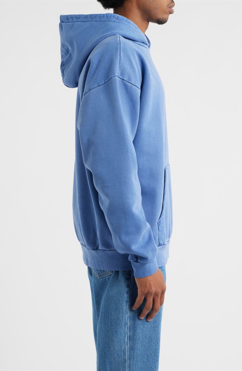 Obey Lowercase Pigment Hoodie, Alternate, color, Pigment Electric Indigo