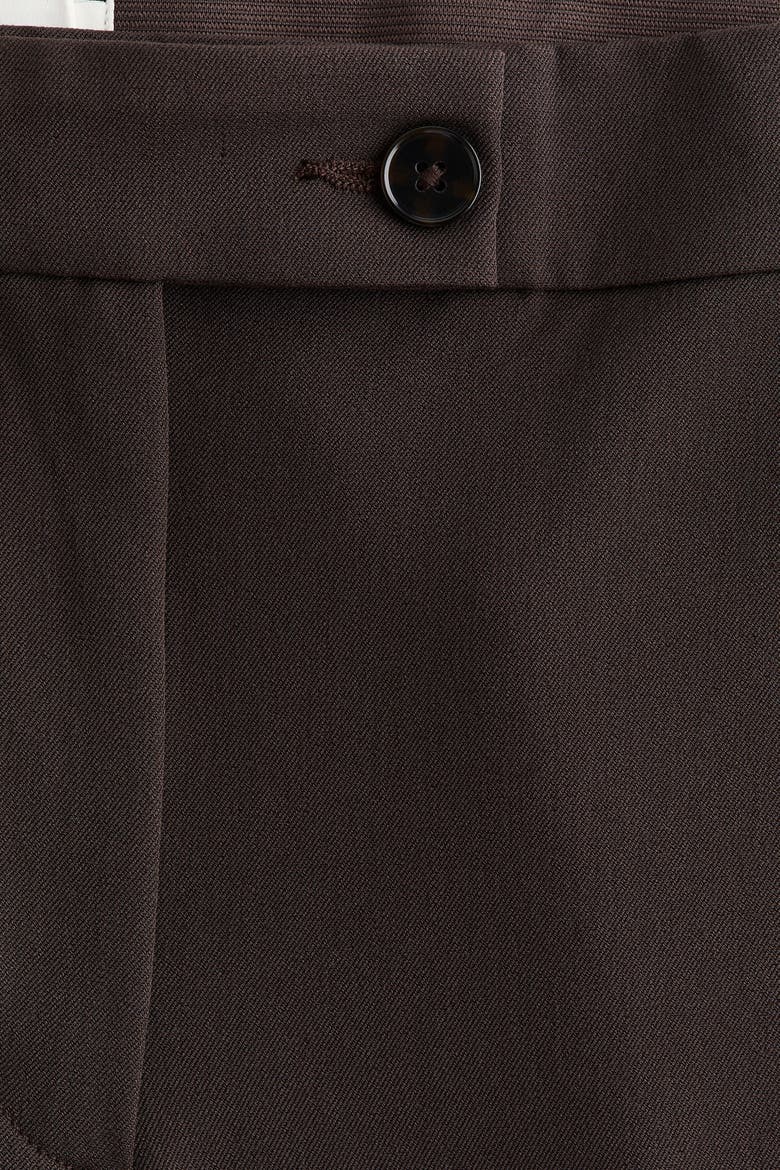 Bootcut Ankle-length Trousers, Alternate, color, Dark brown