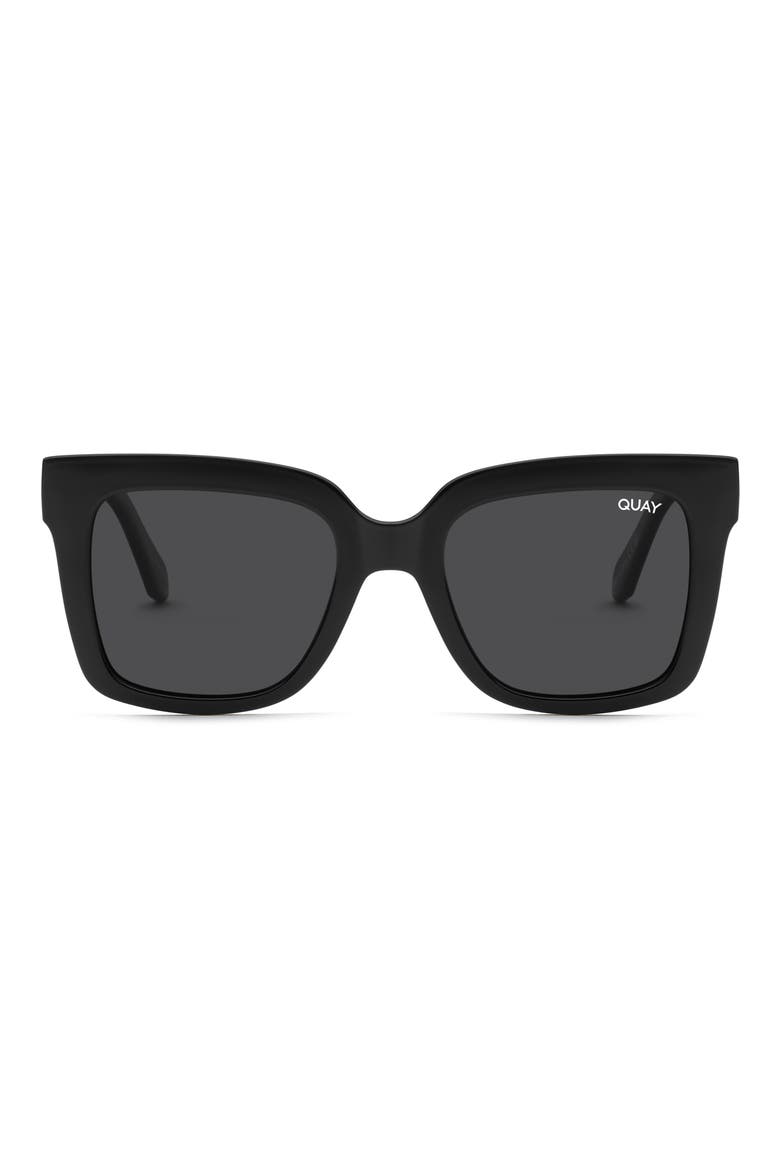 Icy 52mm Square Polarized Sunglasses, Main, color, BLK BLKPOL