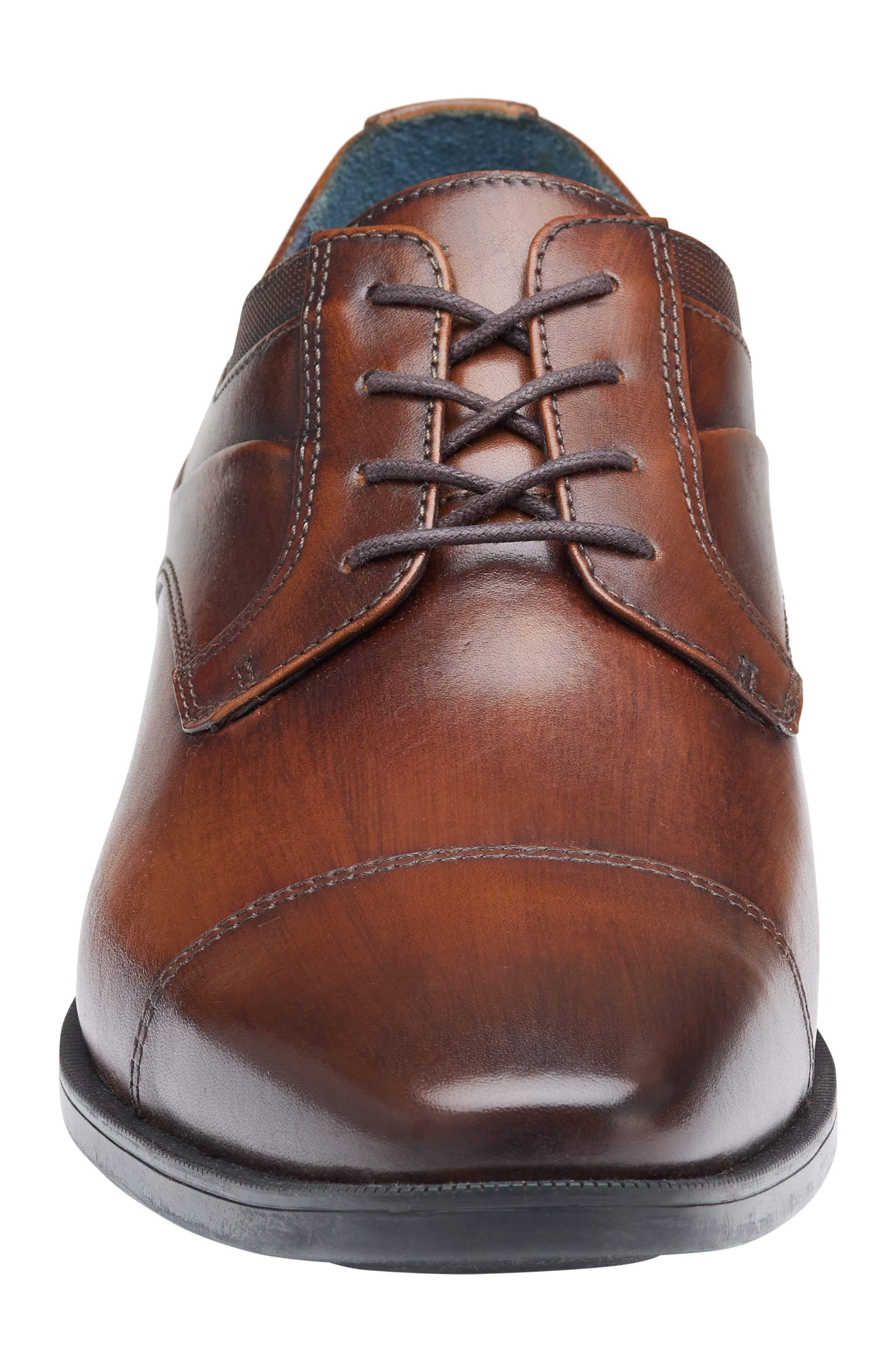 Gibbons Cap Toe Derby, Alternate, color, MAHOGANY FULL GRAIN