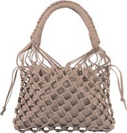 Adriana Castro La Red Mini Mesh Bag In Leather