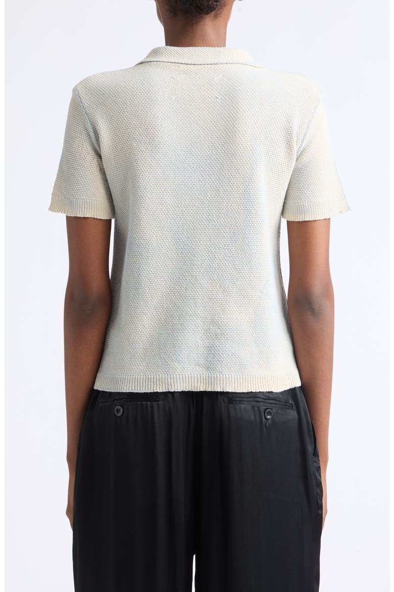 Stamped Cotton Polo, Alternate, color, PALE BLUE