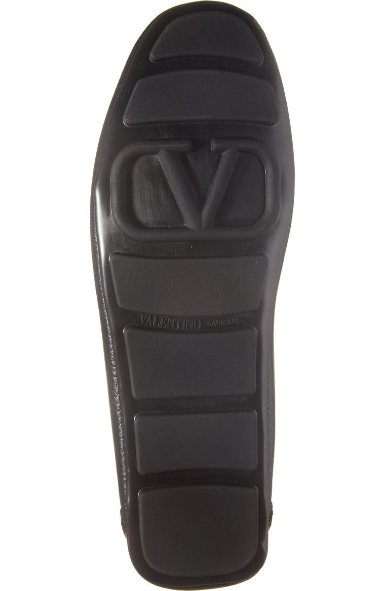 Valentino Garavani VLOGO Driving Shoe, Alternate, color, 0No-Nero