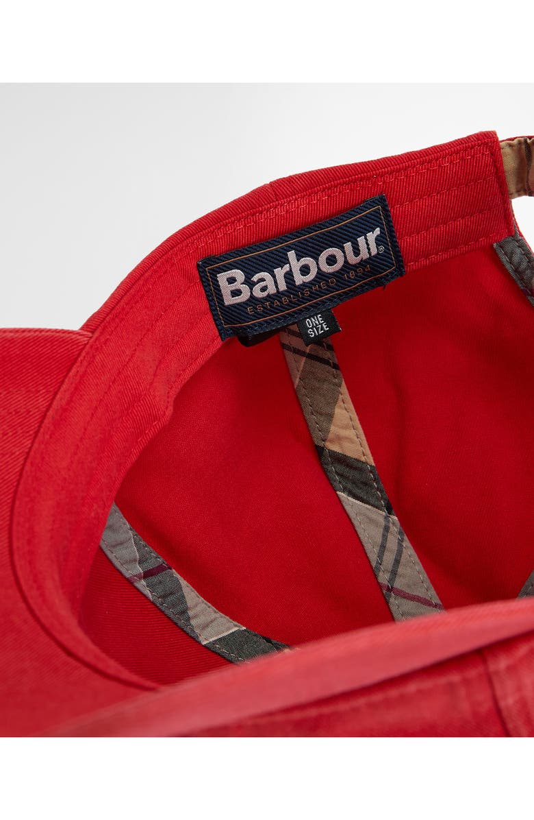 Barbour Cascade Baseball Cap, Alternate, color, Lava