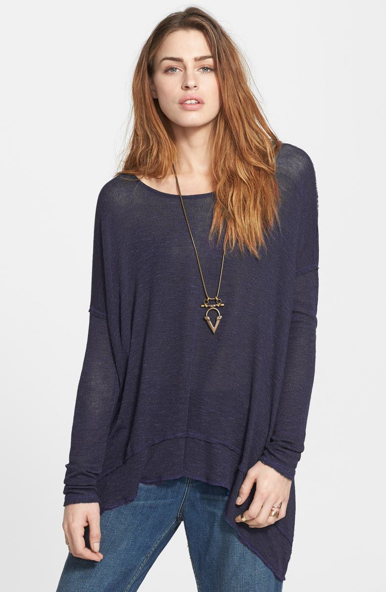 Free People 'Chasing You' Drop Shoulder Hacci Top, Main, color, 