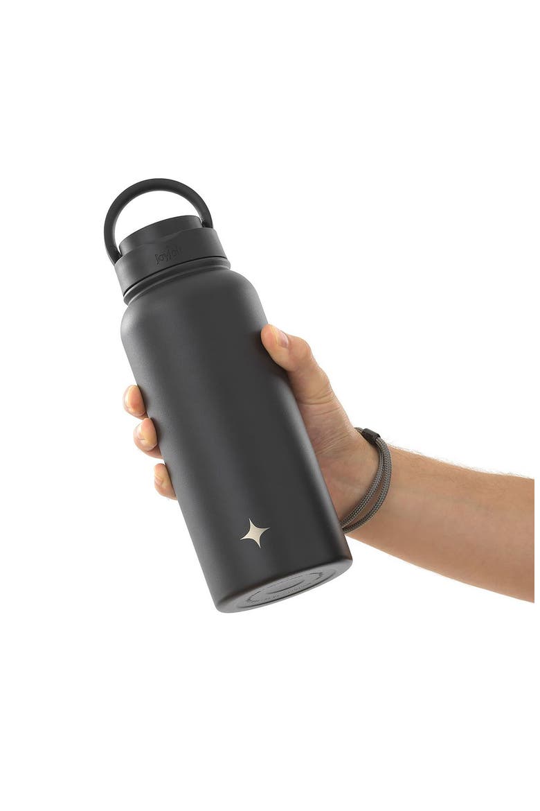 Stainless Steel Water Bottle - 32 oz., Alternate, color, BLACK
