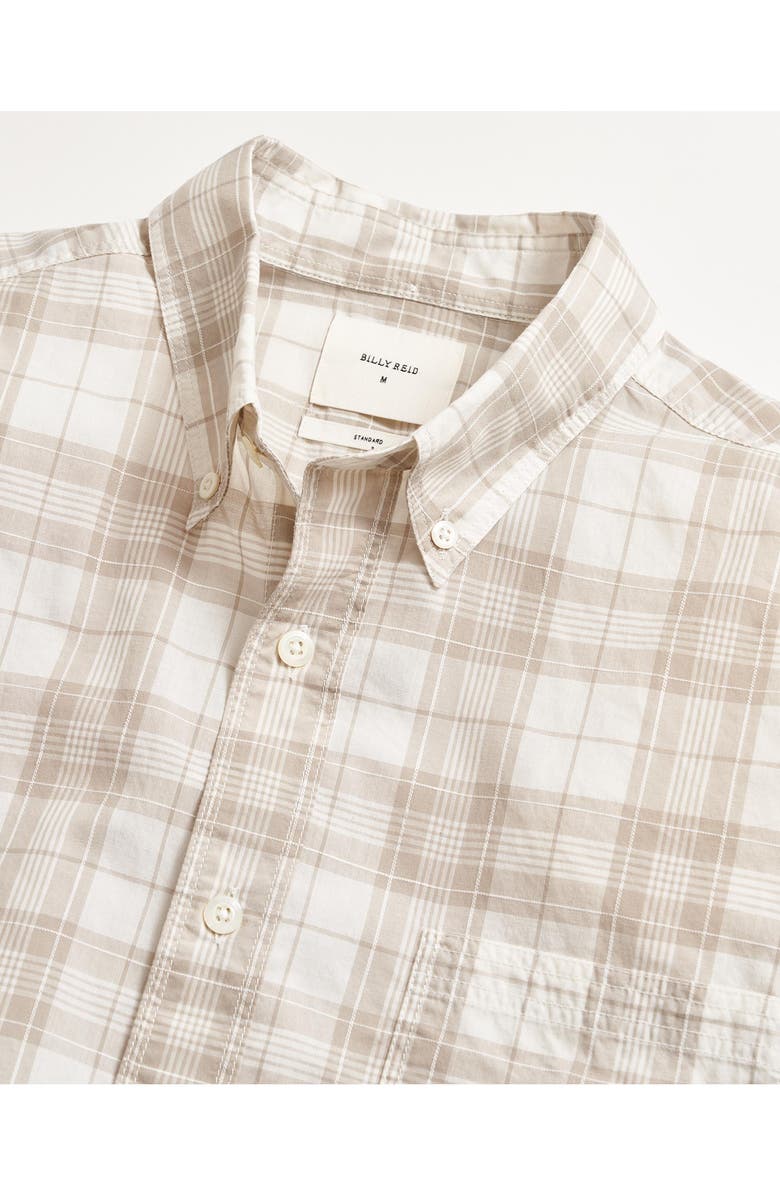 Billy Reid Tuscumbia Standard Fit Plaid Cotton & Linen Button-Down Shirt, Alternate, color,